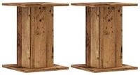 vidaXL Lautsprecherst&auml;nder Lautsprecherst&auml;nder 2 Stk. Altholz-Optik 30x30x40...