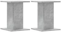vidaXL Lautsprecherst&auml;nder 30 x 30 x 40 cm Lautsprecherst&auml;nder 2 Stk Betongrau