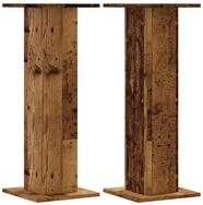 vidaXL Lautsprecherst&auml;nder Lautsprecherst&auml;nder 2 Stk. Altholz-Optik 30x30x80...