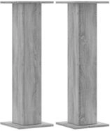 vidaXL Lautsprecherst&auml;nder 30 x 30 x 95 cm Lautsprecherst&auml;nder 2 Stk Grau...