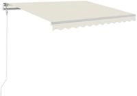 vidaXL Markise Markise Automatisch Einziehbar 300x250 cm Creme (1-St)