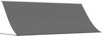 vidaXL Markise Markise Einziehbar Anthrazit 400x150 cm Stoff und Stahl (1-St)
