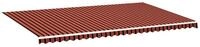 vidaXL Markise Ersatzstoff f&uuml;r Markise Orange und Braun 600x350 cm Polyester...