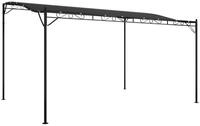 vidaXL Markise Sonnenschutz Anthrazit 4x3 m 180 g/m&sup2; Stoff und Stahl