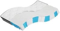 Boxspringmatratze Matratze Taschenfederkern Mittel 120x200 cm, vidaXL, 25 cm...