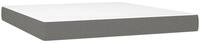 Boxspringmatratze Taschenfederkernmatratze Mittel Dunkelgrau 160x200x20 cm...