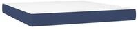 Boxspringmatratze Taschenfederkernmatratze Mittel Blau 180x200x20 cm Stoff,...