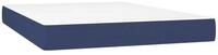 Boxspringmatratze Taschenfederkernmatratze Mittel Blau 140x200x20 cm Stoff,...