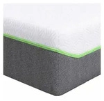 Boxspringmatratze Matratze Wei&szlig; und Grau 80 x 200 cm Jacquard-Stoff, vidaXL,...