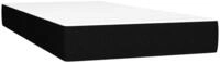 Boxspringmatratze Taschenfederkernmatratze Mittel Schwarz 90x190x20 cm Stoff,...