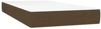 Boxspringmatratze Taschenfederkernmatratze Mittel Dunkelbraun 80x200x20 cm...