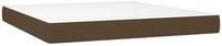 Boxspringmatratze Taschenfederkernmatratze Mittel Dunkelbraun 180x200x20 cm...