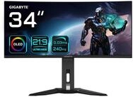 Gigabyte MO34WQC2 Curved-OLED-Monitor (86,8 cm/34 ", 3440 x 1440 px, WQHD, 0,03...