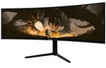 Arozzi AZ-NO-49TUW165 LCD-Monitor (Curved Gaming Monitor 49" Dual QHD 165Hz)