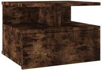 vidaXL Nachtkommode, Nachttisch H&auml;ngend R&auml;uchereiche 40x31x27 cm Holzwerkstoff