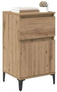 vidaXL Nachttisch 40 x 35 x 70 cm Nachttisch Eiche handwerklich 40x35x70 cm