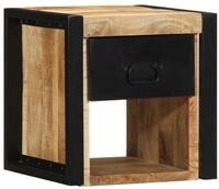 vidaXL Nachttisch Nachttisch 40x35x40 cm Raues -Massivholz (1-St)