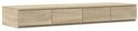 vidaXL Bett Bettschubladen Sonoma-Eiche 120 x 36,5 x 16,5 cm Holzwerkstoff...
