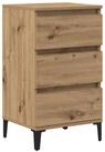 vidaXL Nachttisch Nachttisch Artisan-Eiche 45 x 35 x 44 cm Holzwerkstoff (1-St)