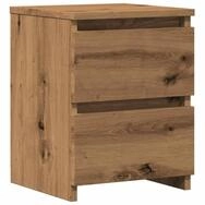 vidaXL Nachttisch NA Nachttisch Artisan-Eiche 30x30x40 cm Spanplatte 2...