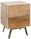 Wohnling Nachtkonsole WL5.606 SIKAR Nachttisch Boxspringbett Nachtk&auml;stchen Holz
