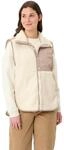 Fleeceweste VAUDE "WOMEN'S NAJUN FLEECE VEST", Damen, Gr. 36, beige (ecru),