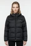 Winterjacke COLUMBIA "Fivemile Butte Hooded Jacket", Damen, Gr. L, schwarz, Web,