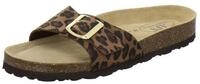 AFS-Schuhe 211293 Riemen Pantolette f&uuml;r Damen mit Fu&szlig;bett, bequeme Sandalen aus