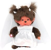 Monchhichi Pl&uuml;schfigur Braut M&auml;dchen 20 cm Monchhichi Puppe im Hochzeits-Kleid &