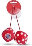 Pl&uuml;schfigur Nici 49081 Pl&uuml;schw&uuml;rfel FC BAYERN M&Uuml;NCHEN 4x4cm an Header