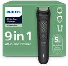 Philips Multifunktionstrimmer Series 3000 MG3945/15, 9-in-1-Trimmer f&uuml;r Gesicht,