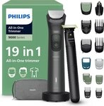 Philips Elektrorasierer PHILIPS Multigroom 9000 19-teilig Haare & Bart +...