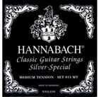 Hannabach Saiten, (K-Git.Saiten Satz 815 schwarz Nylon Medium Tension),...