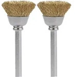 DREMEL Schleifaufsatz Dremel Messingb&uuml;rste 536 536 Schaft-&Oslash; 3.2 mm 26150536JA 2 St.