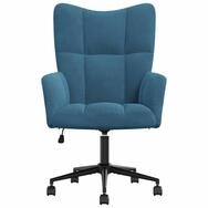 vidaXL Relaxsessel, Sessel Blau Samt