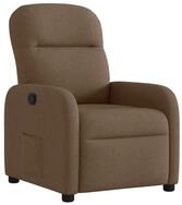 vidaXL Sessel Relaxsessel Braun Stoff (1-St)