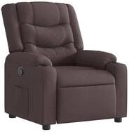 vidaXL Sessel Relaxsessel Dunkelbraun Stoff (1-St)