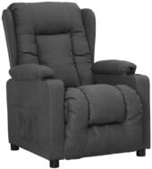 vidaXL Relaxsessel, Relaxsessel Dunkelgrau Stoff