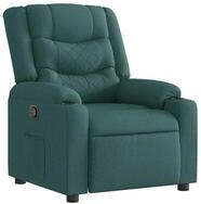 vidaXL Sessel Relaxsessel Dunkelgr&uuml;n Stoff (1-St)
