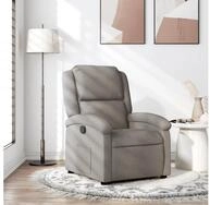 vidaXL Relaxsessel, Relaxsessel Taupe Stoff