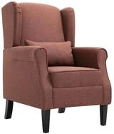 vidaXL Sessel Sessel Braun Stoff (1-St)