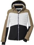 Skijacke KILLTEC "KSW 30 WMN SKI JCKT", Damen, Gr. 38, braun (naturwei&szlig;),