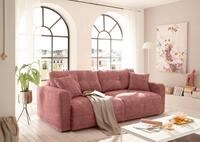 ED EXCITING DESIGN Schlafsofa Bullet, mit Bettkasten & 2 Zierkissen