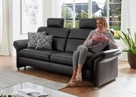 Die PlanBar 3-Sitzer PN-EM16031, Breite 228 cm, mit Kopfst&uuml;tzen, wahlweise mit