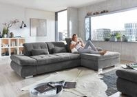 Die PlanBar Ecksofa MP-IN17004 L-Form, Breite 331 cm, Federkern-Polsterung,...