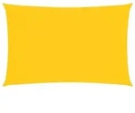 vidaXL Sonnensegel Sonnensegel Oxford-Gewebe Rechteckig 4x7 m Gelb, (1-tlg)