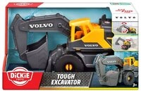 Dickie Toys Spielzeug-Auto Spielfahrzeug Real Construction Volvo Tough Excavator