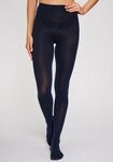 Lavana Strickstrumpfhose Thermosan, fein gestrickt und w&auml;rmend blau 36/38