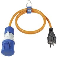 as - Schwabe Steckdose AS Schwabe H07BQ-F 3G2,5 62434 CEE Adapterkabel 16 A 3polig 1