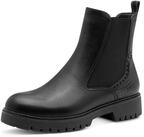 Tamaris Chelseaboots, Blockabsatz, Stiefelette mit Kontrast-Rahmennaht